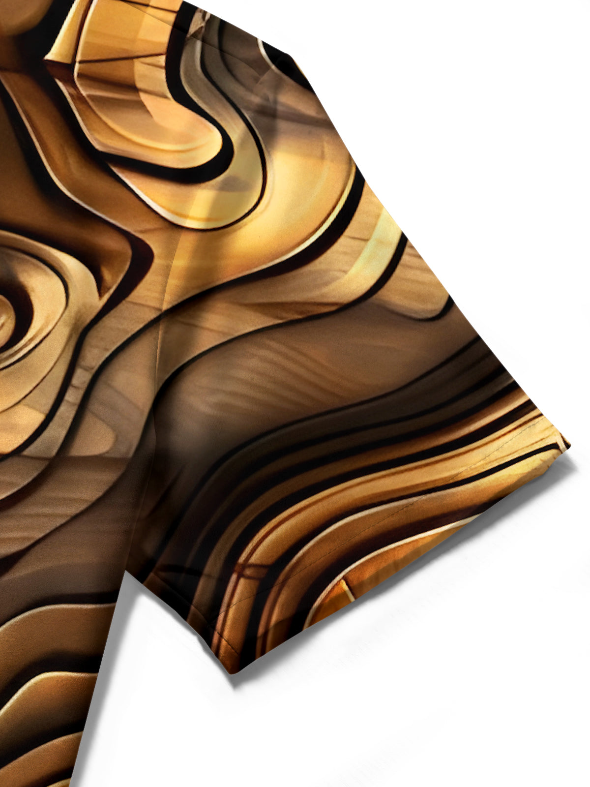 Vintage Abstract Men's Pocket Short Sleeve Shirts