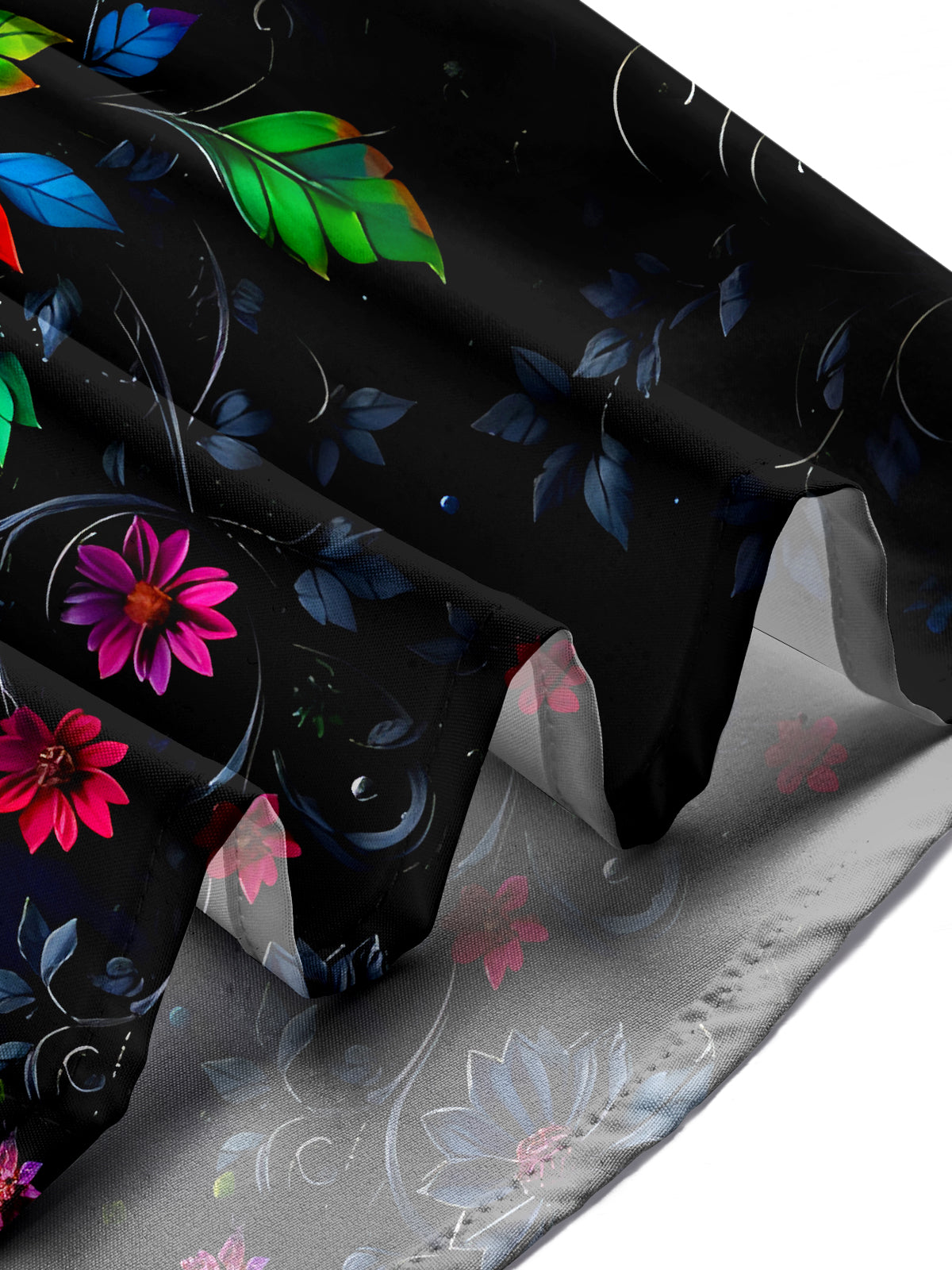 Floral Men's Pocket Short Sleeve Shirts