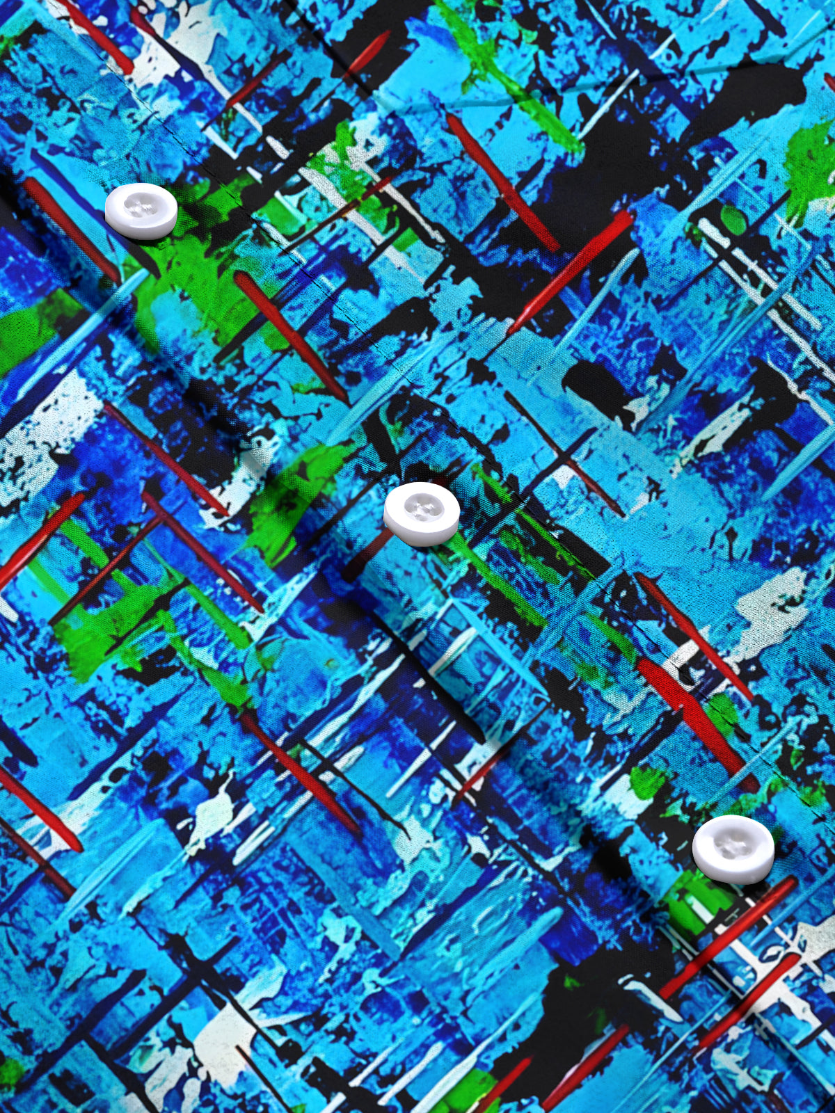 Tie Dye Men's Pocket Short Sleeve Shirts