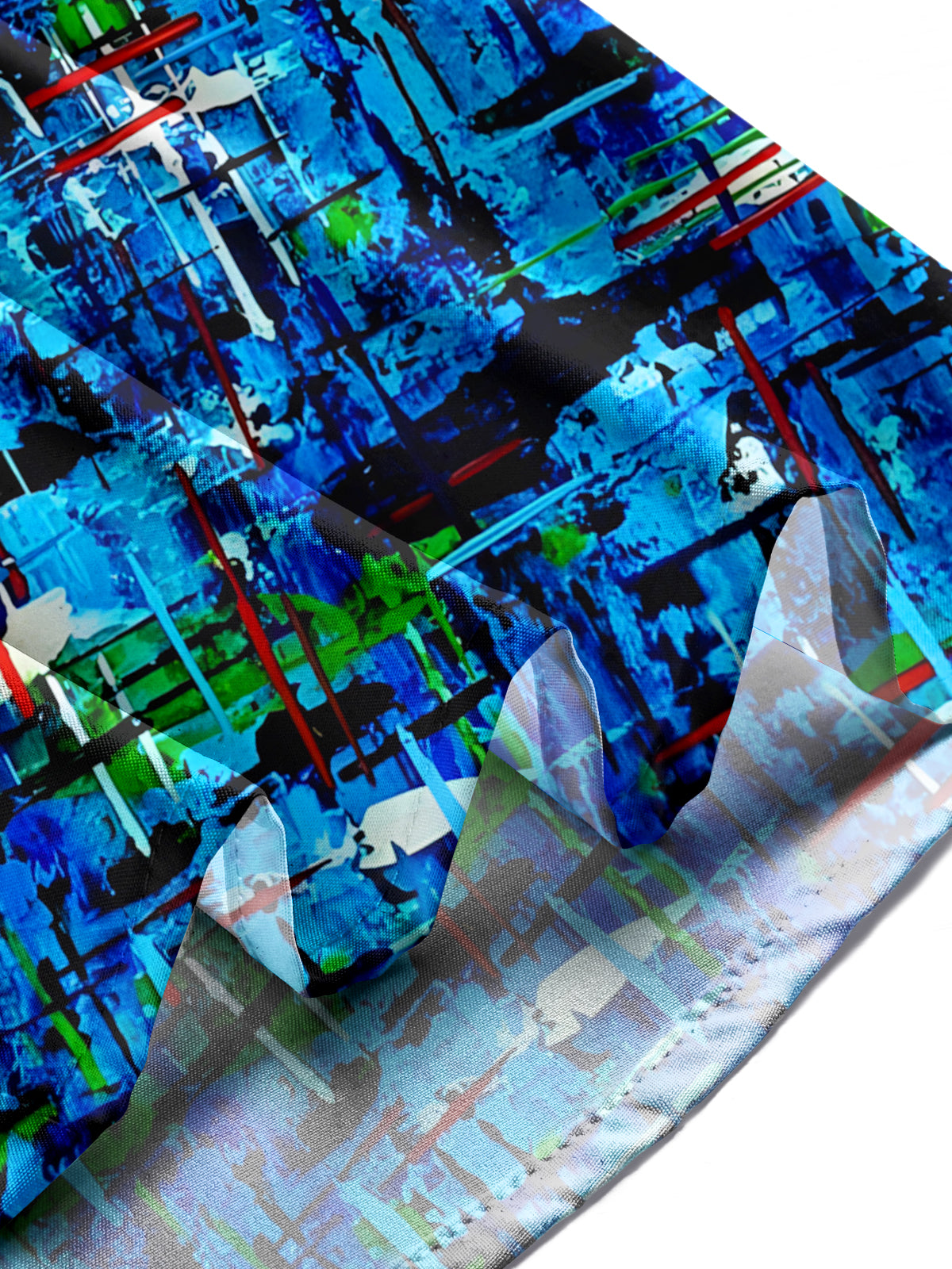 Tie Dye Men's Pocket Short Sleeve Shirts