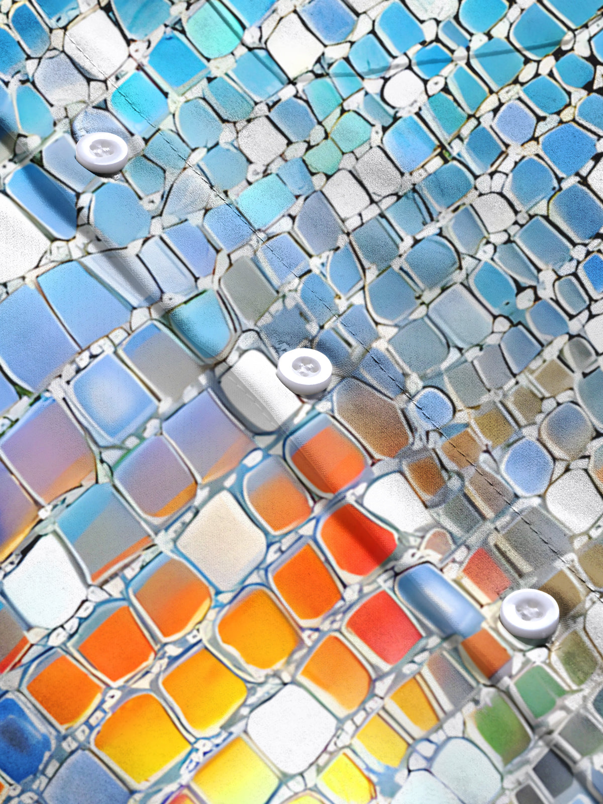 Geometry Men's Pocket Short Sleeve Shirts