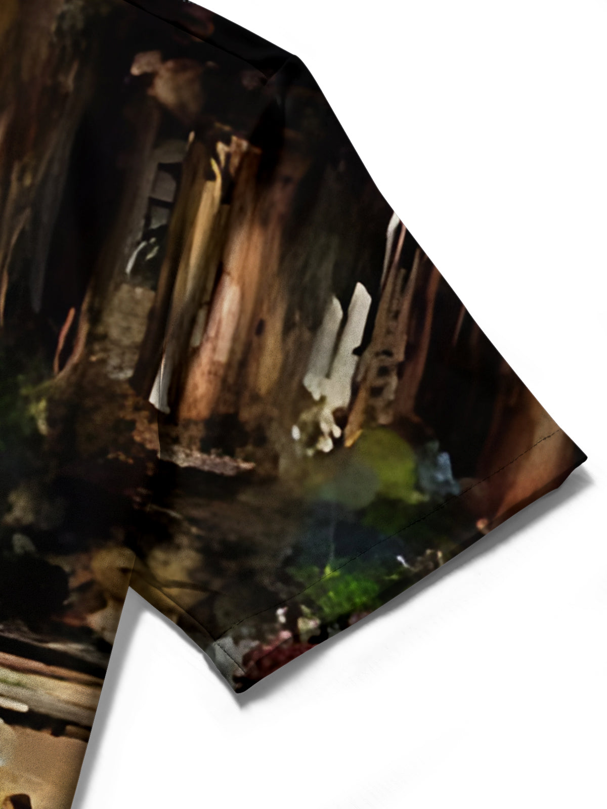 Piano Painting Print Men's Pocket Short Sleeve Shirts