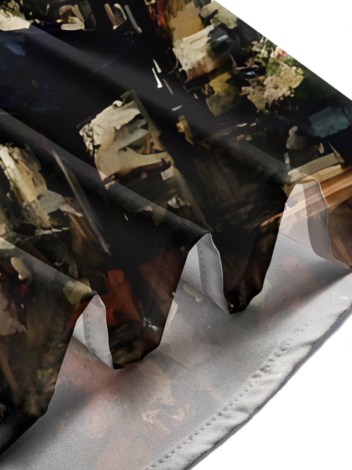 Piano Painting Print Men's Pocket Short Sleeve Shirts