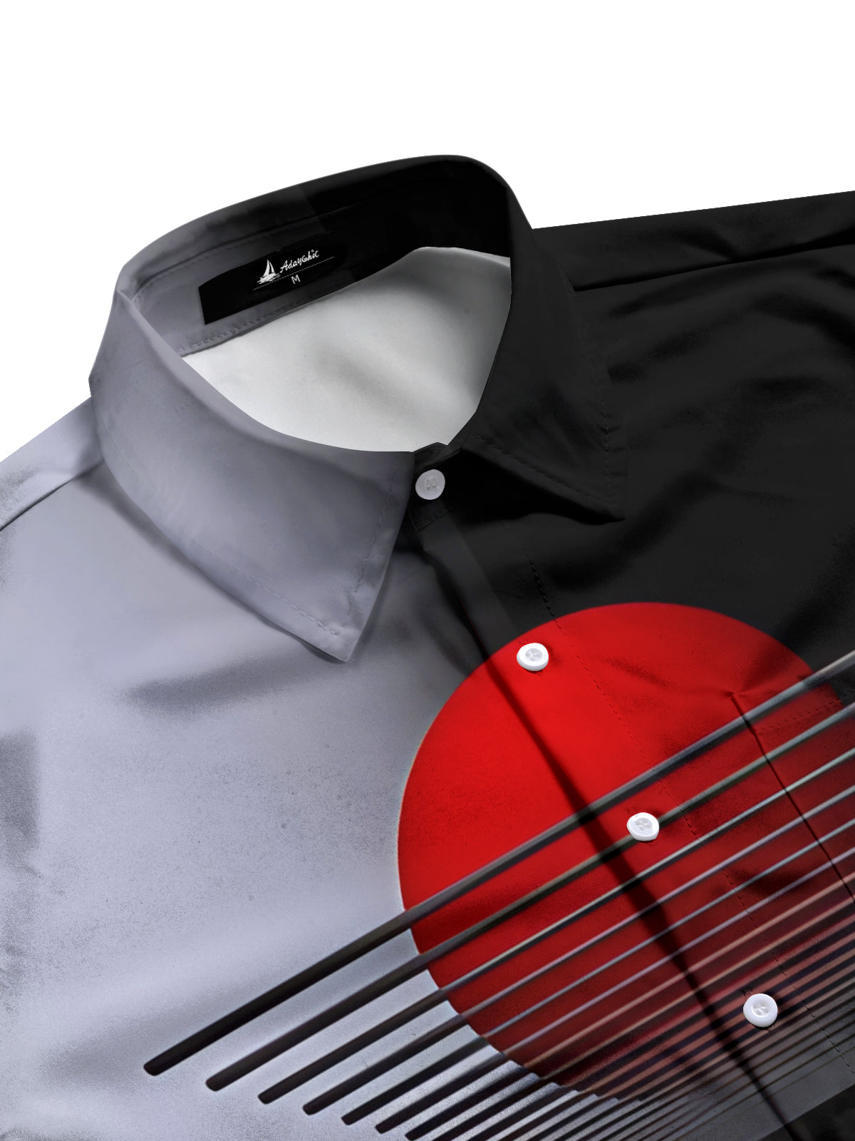 Geometric Print Men's Pocket Short Sleeve Shirts