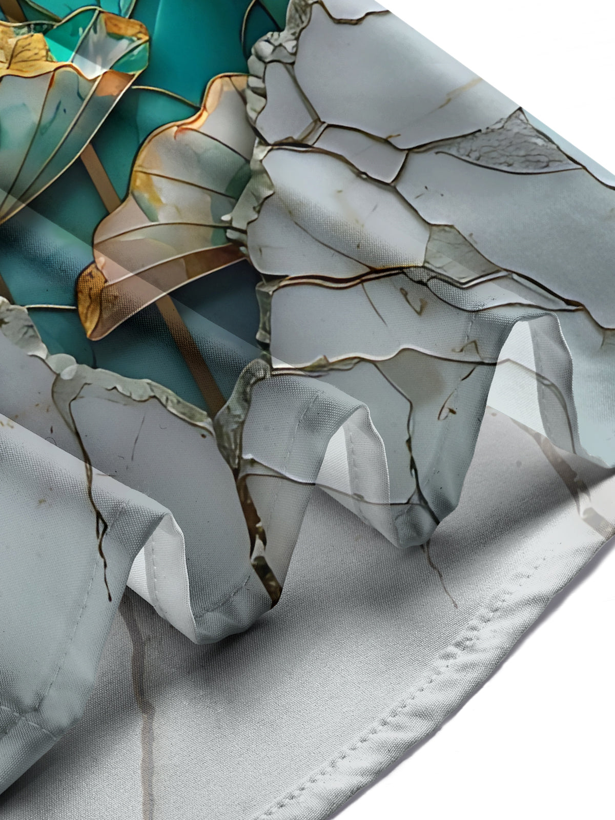 Floral Print Men's Pocket Short Sleeve Shirts