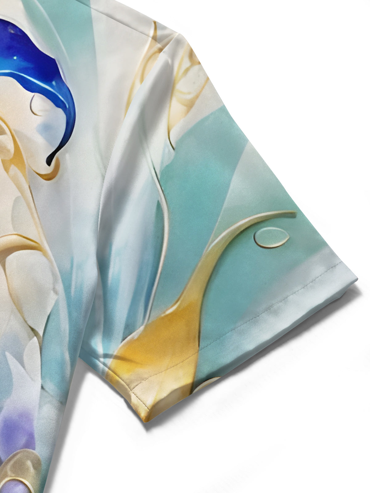 Floral Men's Pocket Short Sleeve Shirts