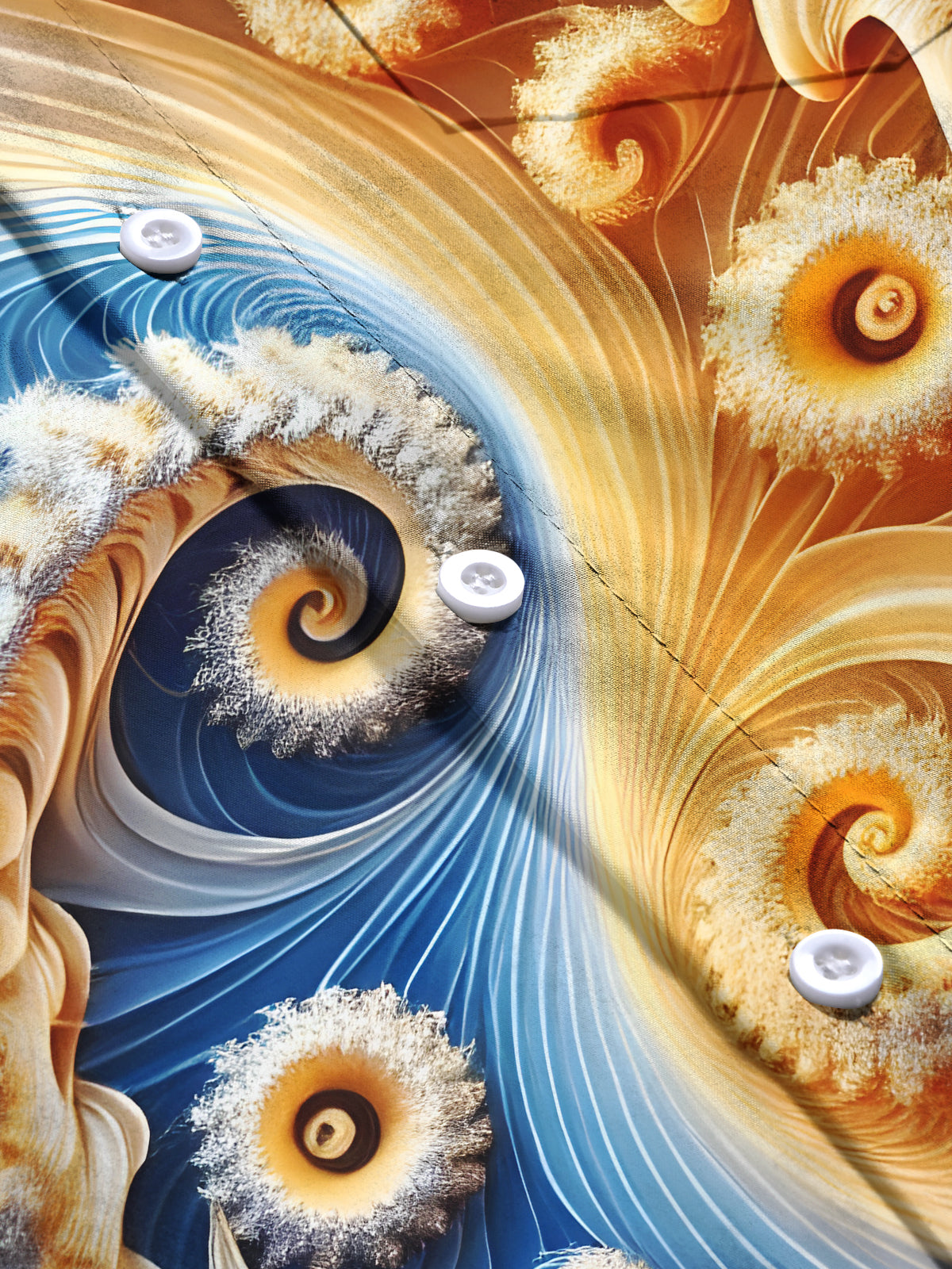 Color Blocking Vortex Men's Pocket Short Sleeve Shirts