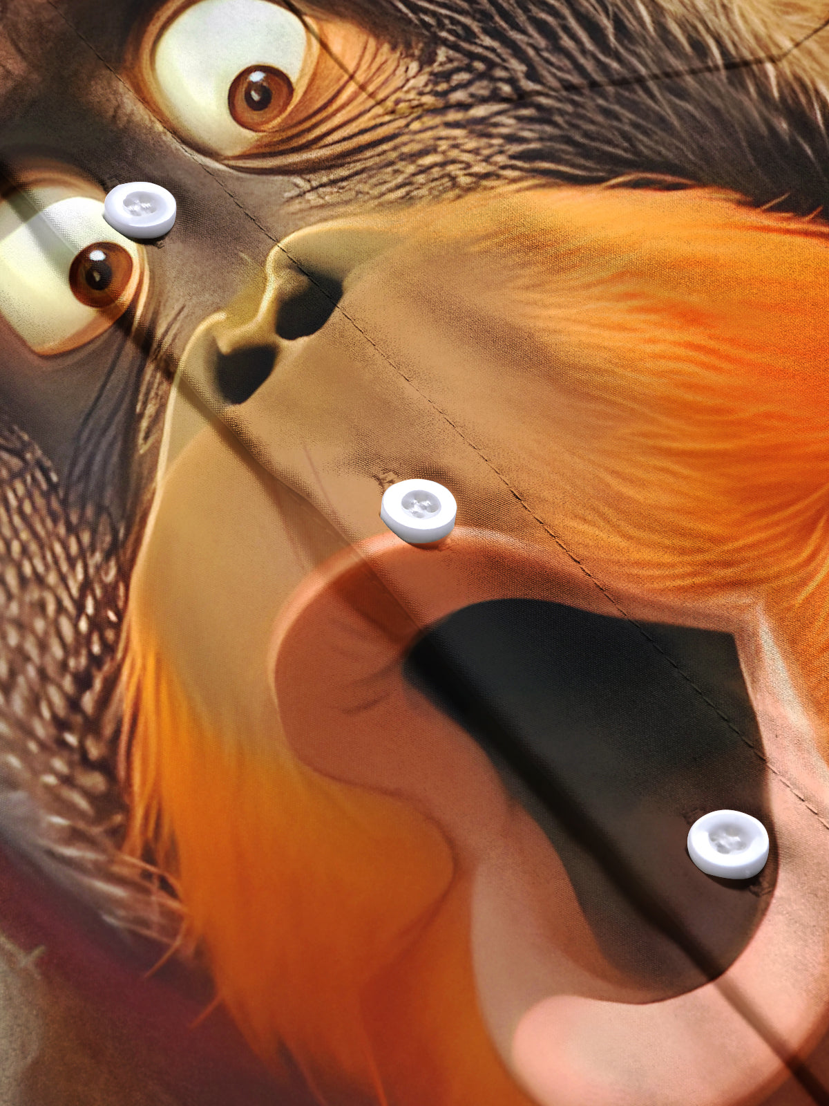 Funny Animal Men's Pocket Short Sleeve Shirts