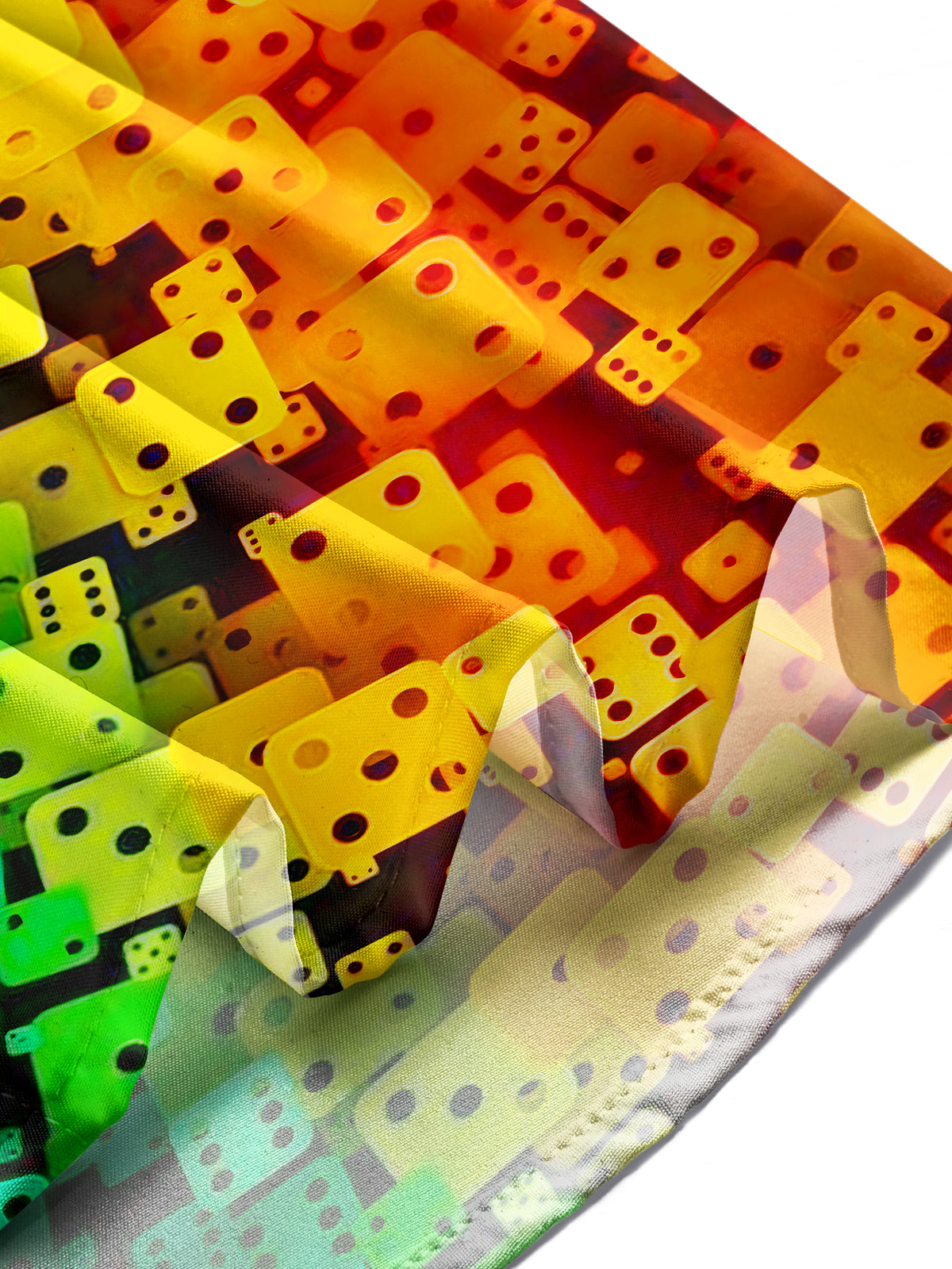 Contrasting Dices Men's Pocket Short Sleeve Shirts