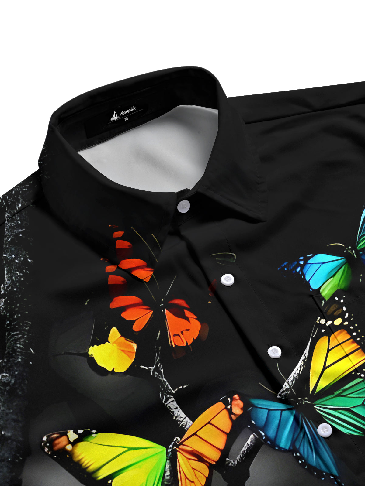Butterfly Men's Pocket Short Sleeve Shirts