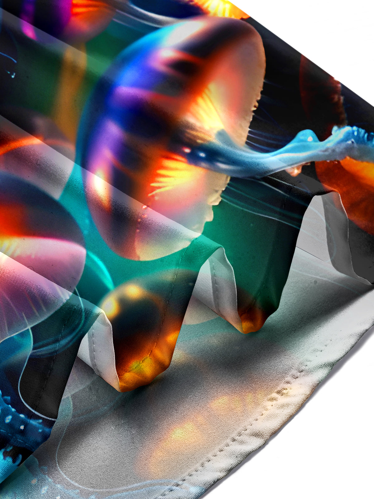 Hawaiian Jellyfish Men's Pocket Short Sleeve Shirts