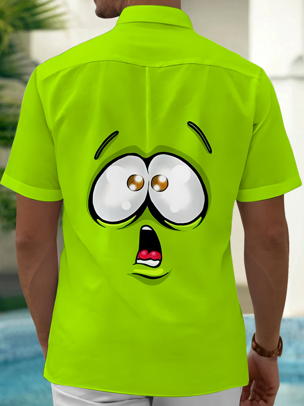 Funny Men's Pocket Short Sleeve Shirts