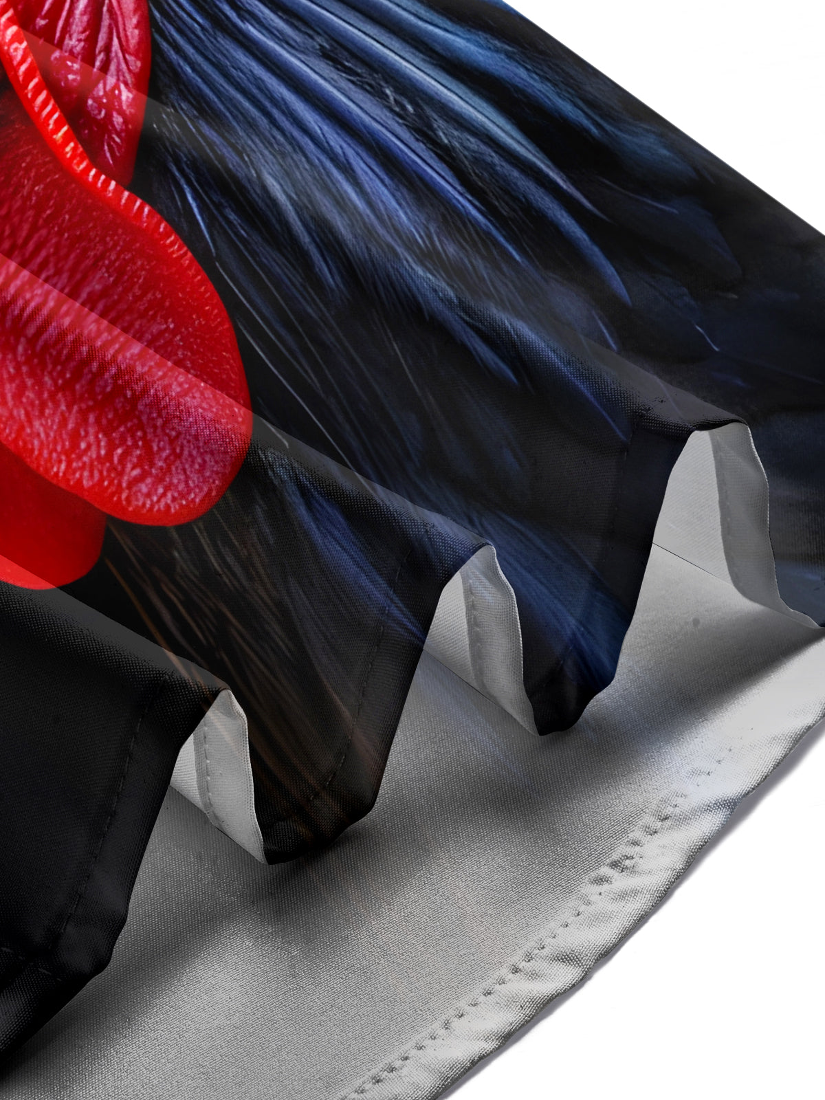 Rooster Print Men's Pocket Short Sleeve Shirts