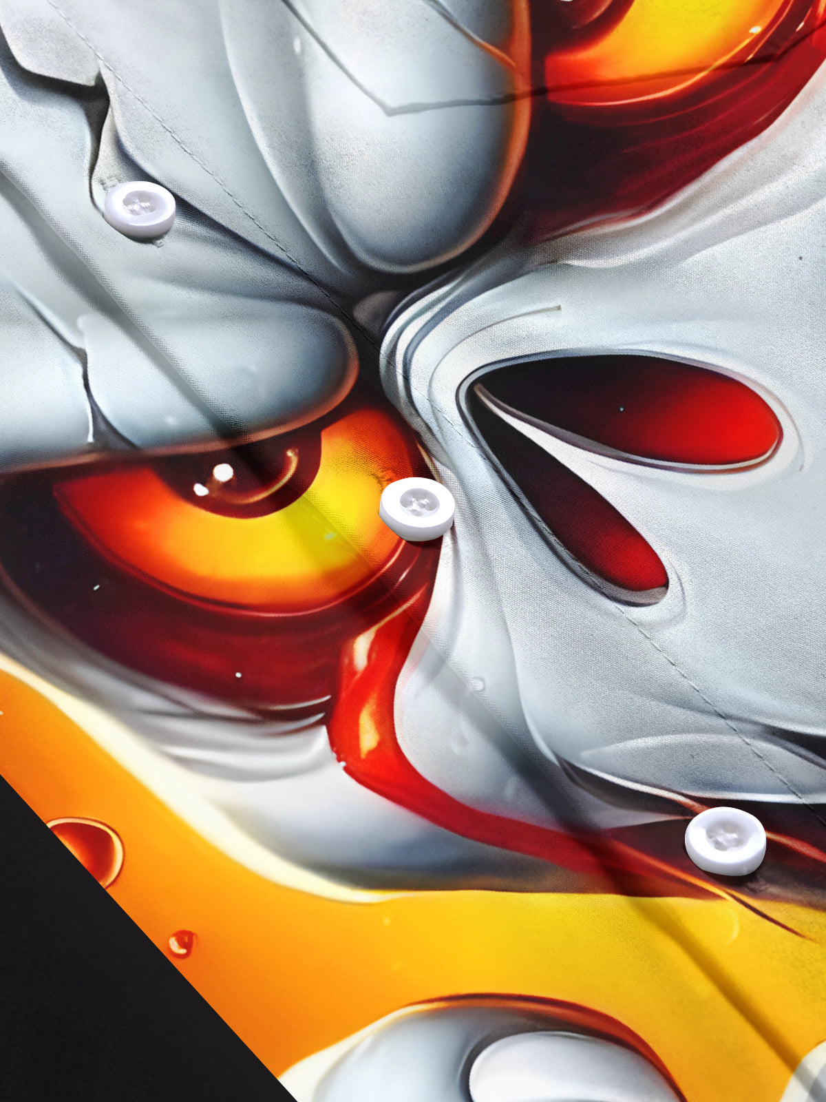 Funny Print Men's Pocket Short Sleeve Shirts