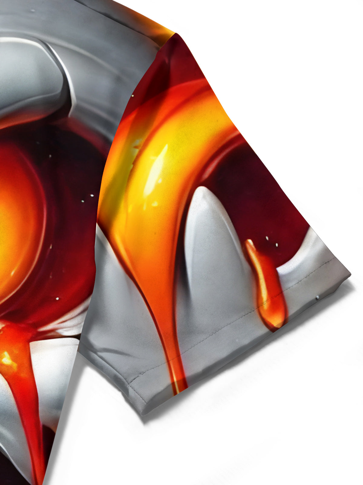 Funny Print Men's Pocket Short Sleeve Shirts