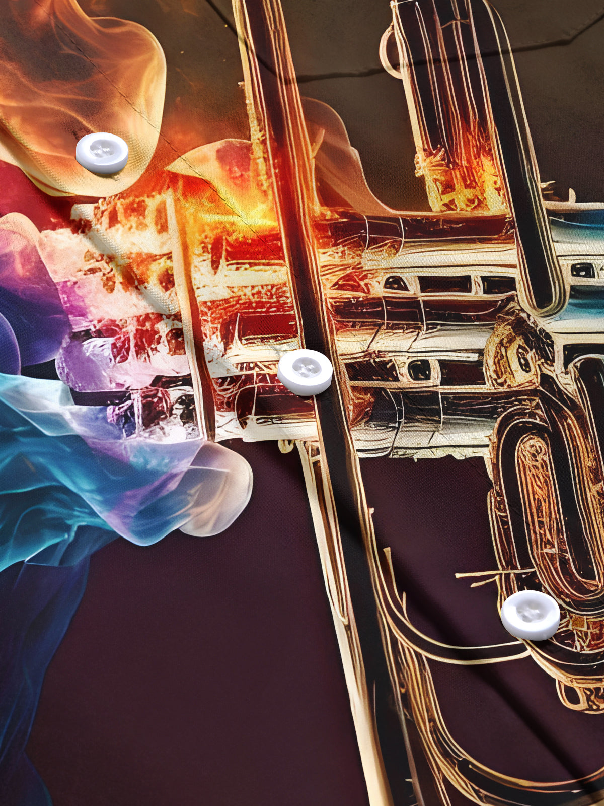 Trumpet Men's Pocket Short Sleeve Shirts