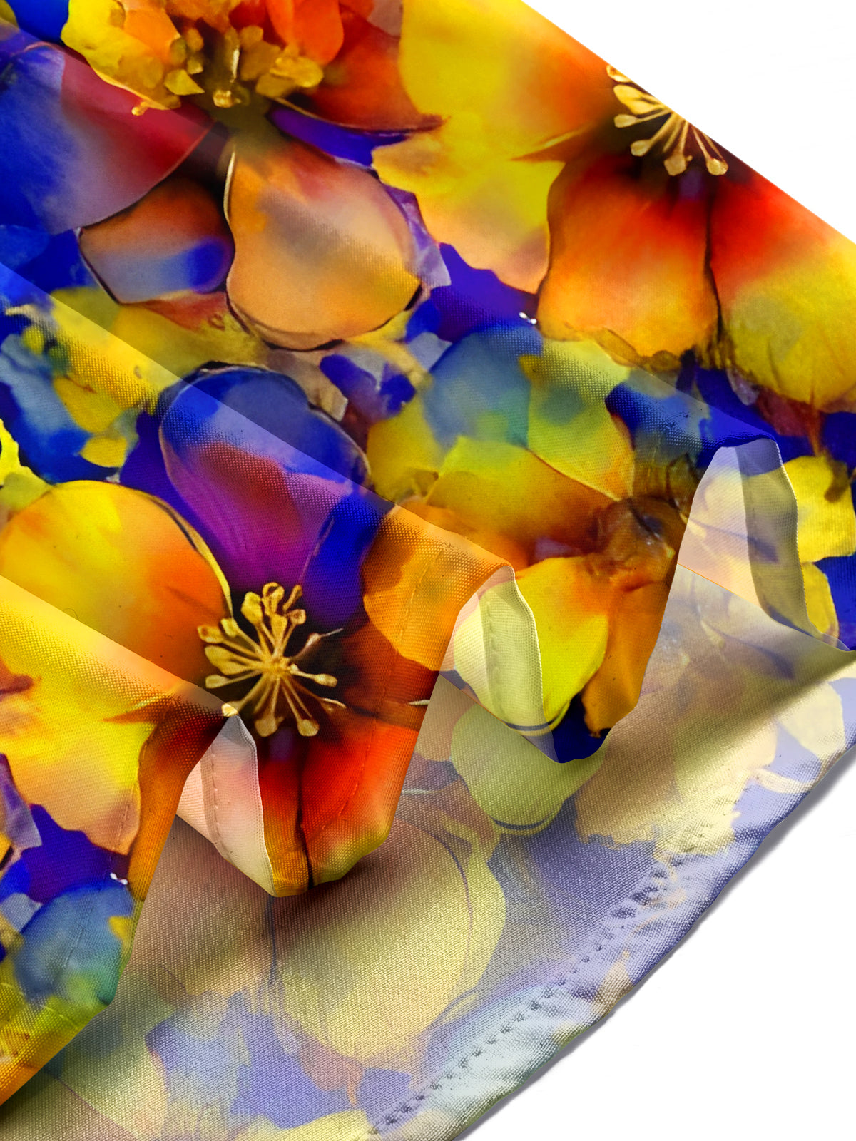 Floral Men's Pocket Short Sleeve Shirts