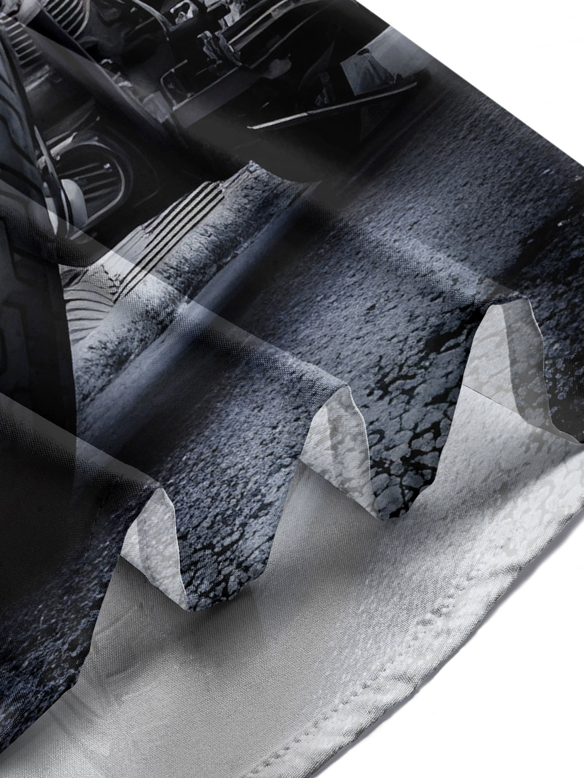 Motorcycle Print Men's Pocket Short Sleeve Shirts