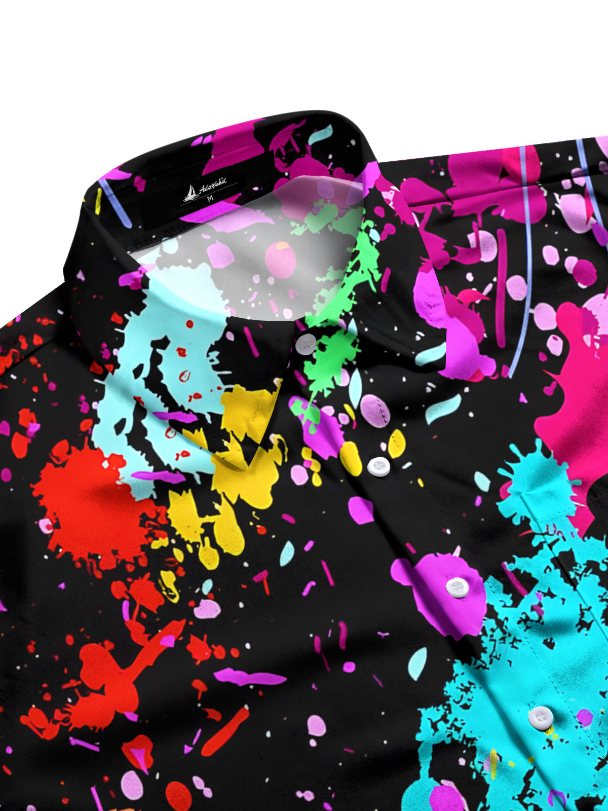 Hawaiian Gradient Men's Pocket Short Sleeve Shirts