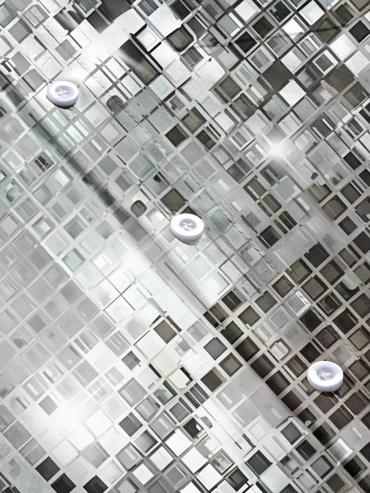 Geometry Men's Pocket Short Sleeve Shirts