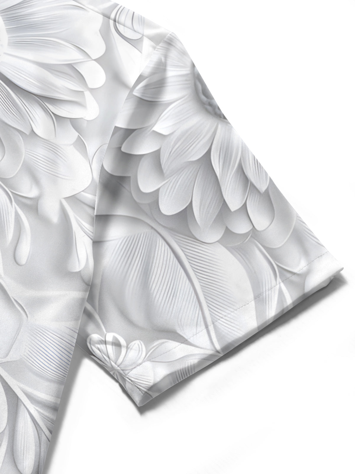 Floral Print Men's Pocket Short Sleeve Shirts