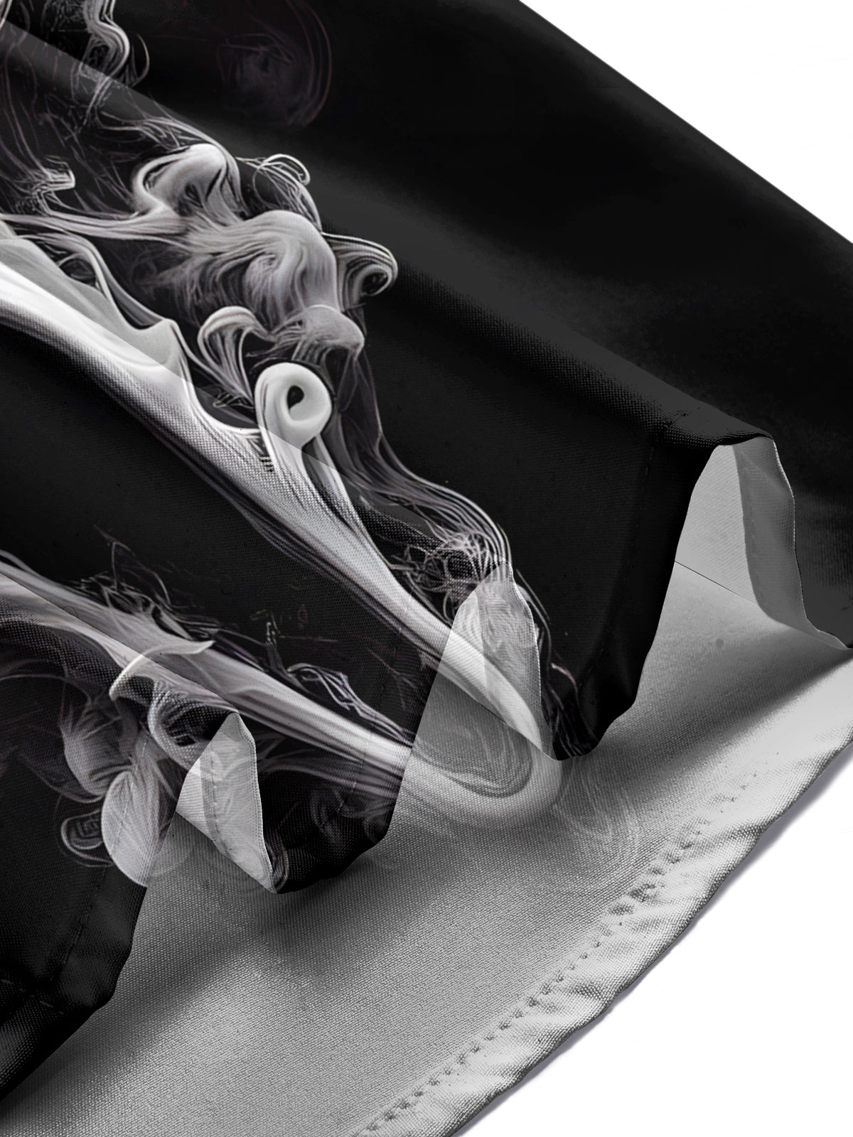 Ghost Print Men's Pocket Short Sleeve Shirts