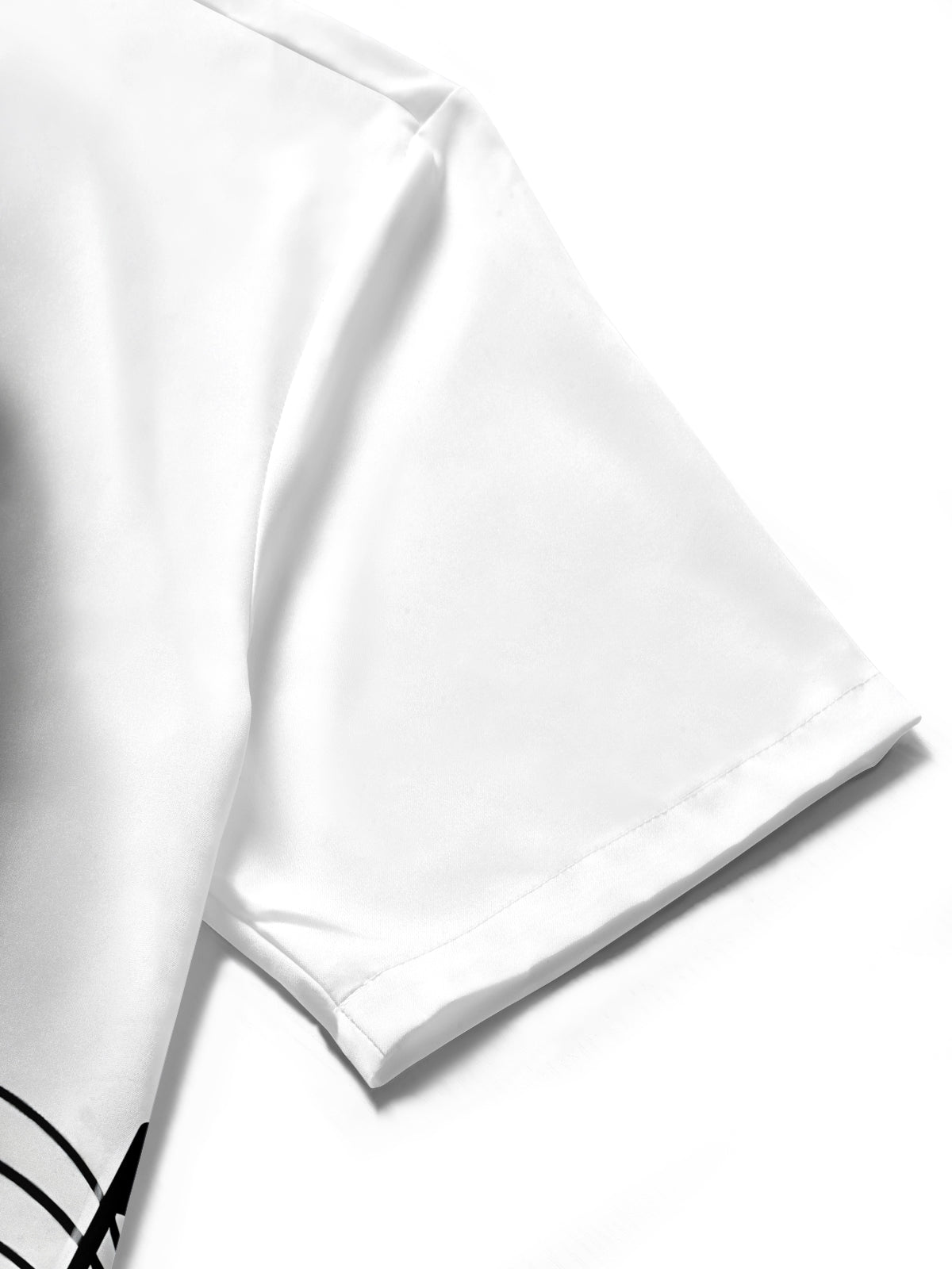 Gramophone Microphone Note Print Men's Pocket Short Sleeve Shirts