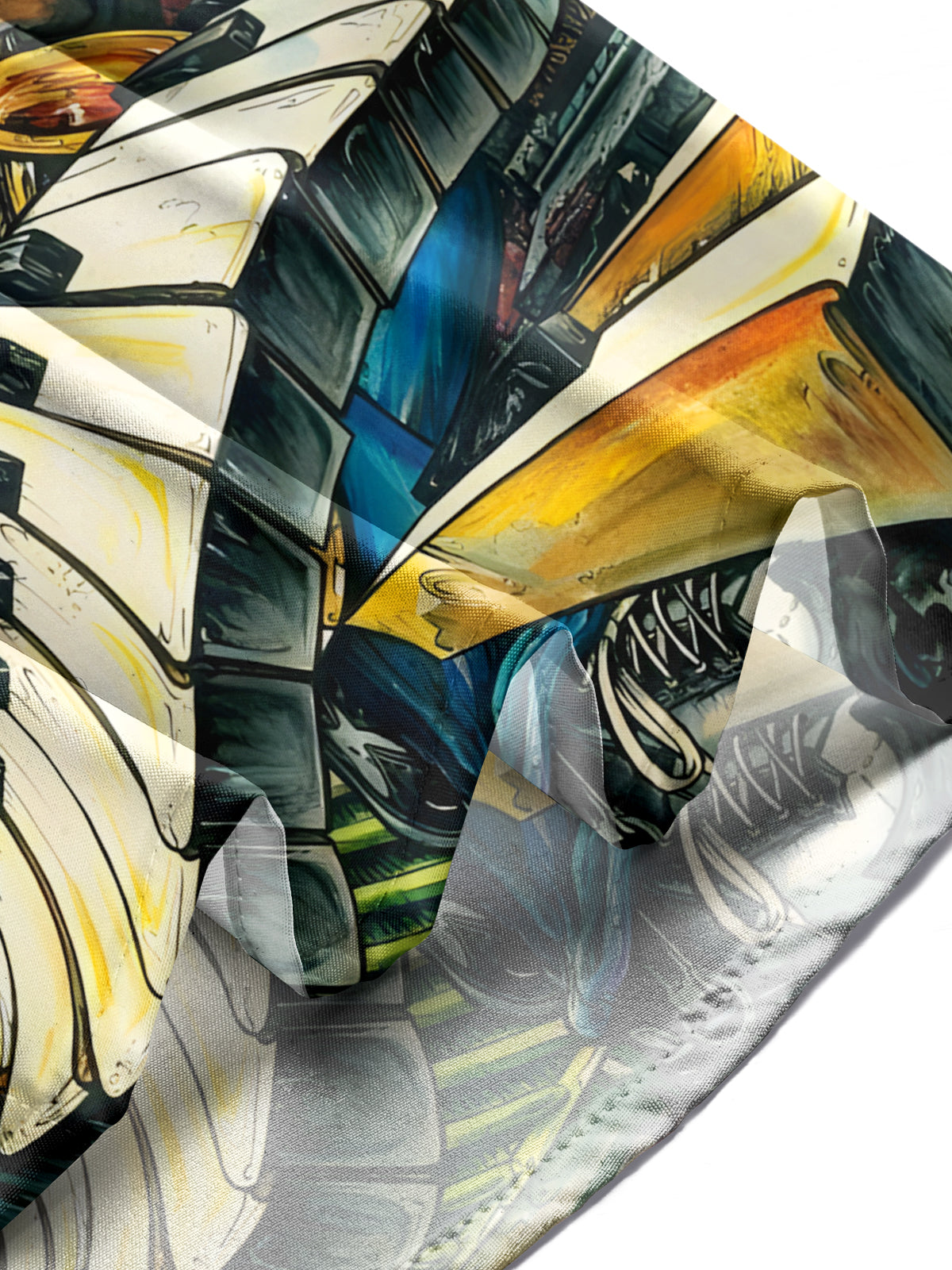 Musical Instrument Art Print Men's Pocket Short Sleeve Shirts