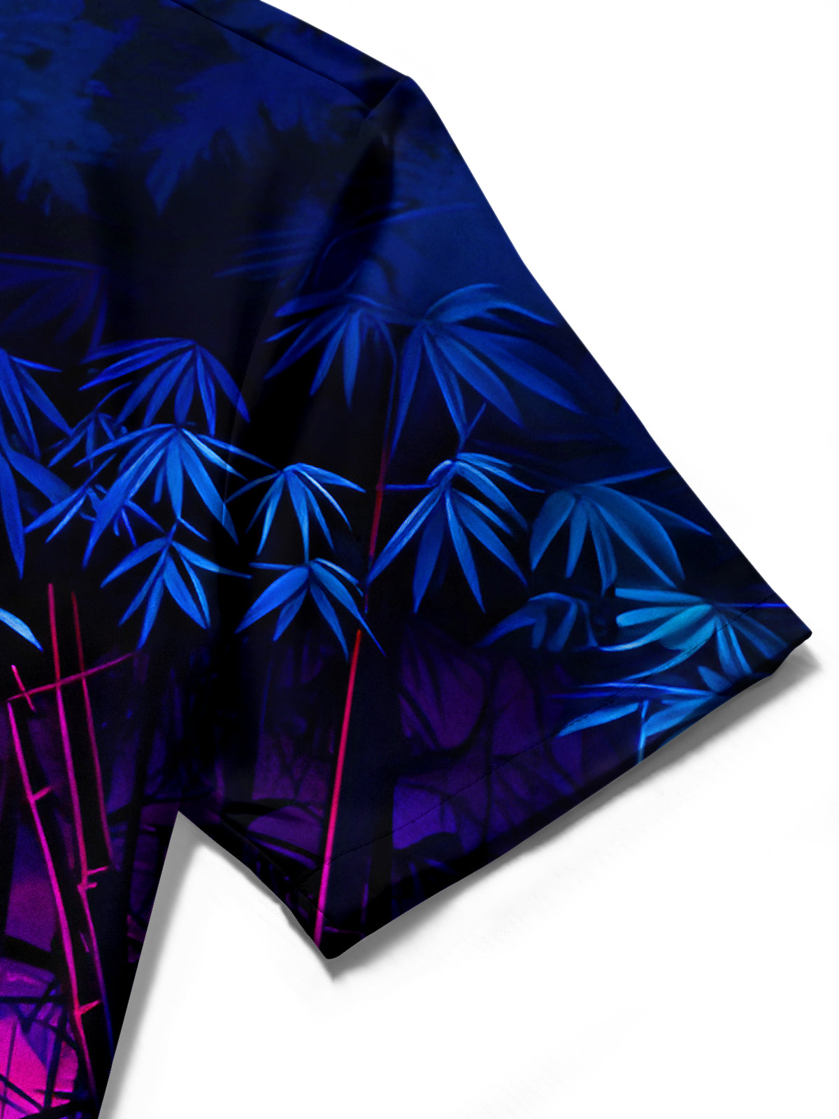 Bamboo Forest Men's Pocket Short Sleeve Shirts