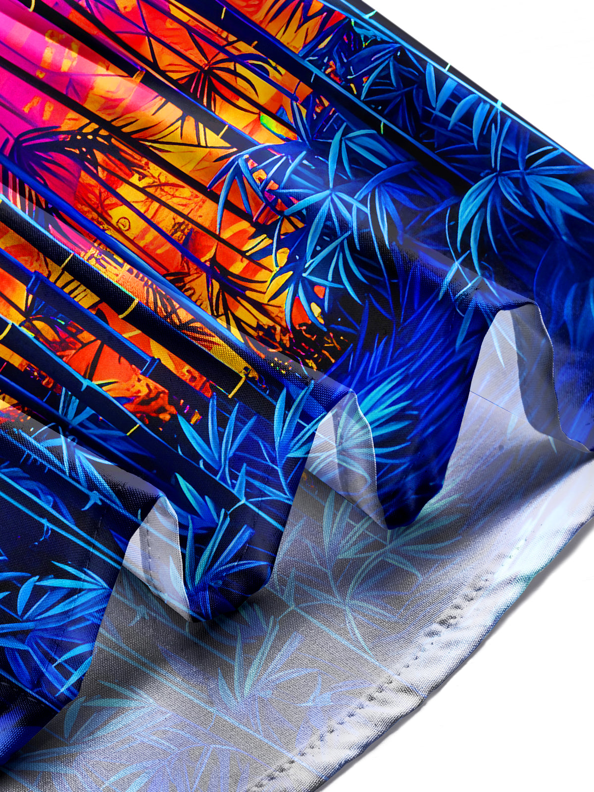 Bamboo Forest Men's Pocket Short Sleeve Shirts