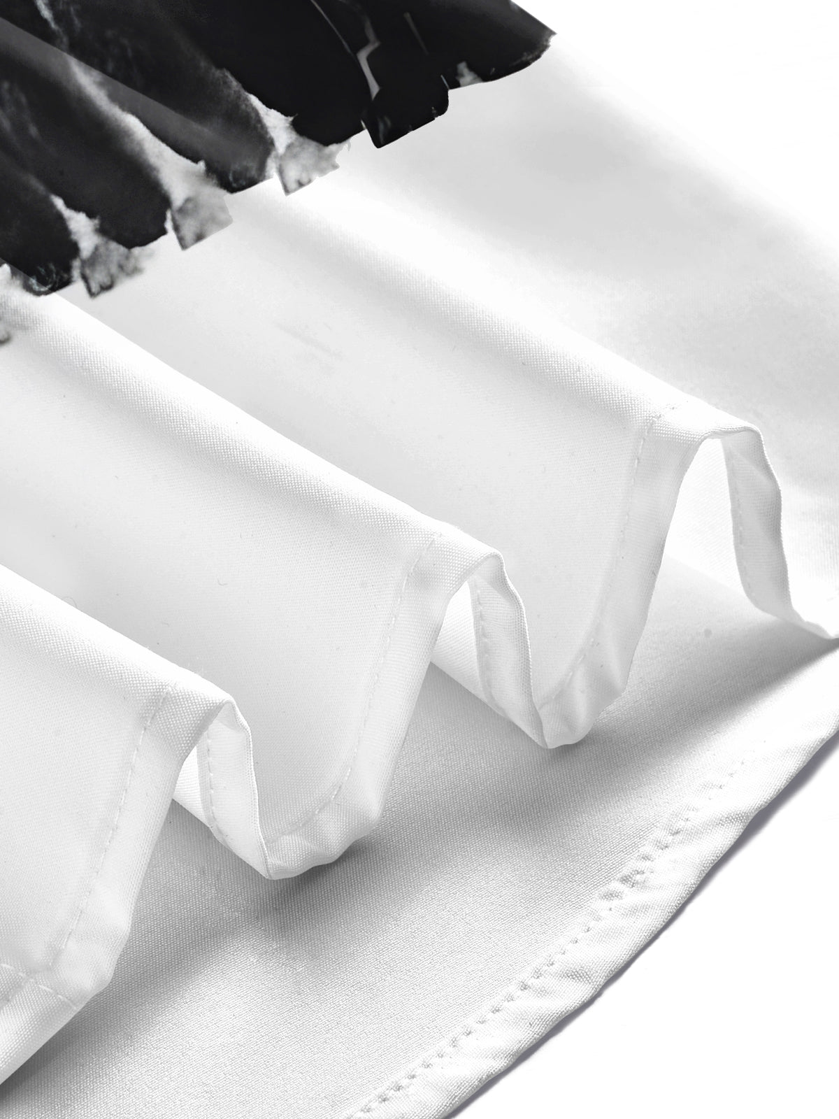 Gradient Cat Print Men's Pocket Short Sleeve Shirts