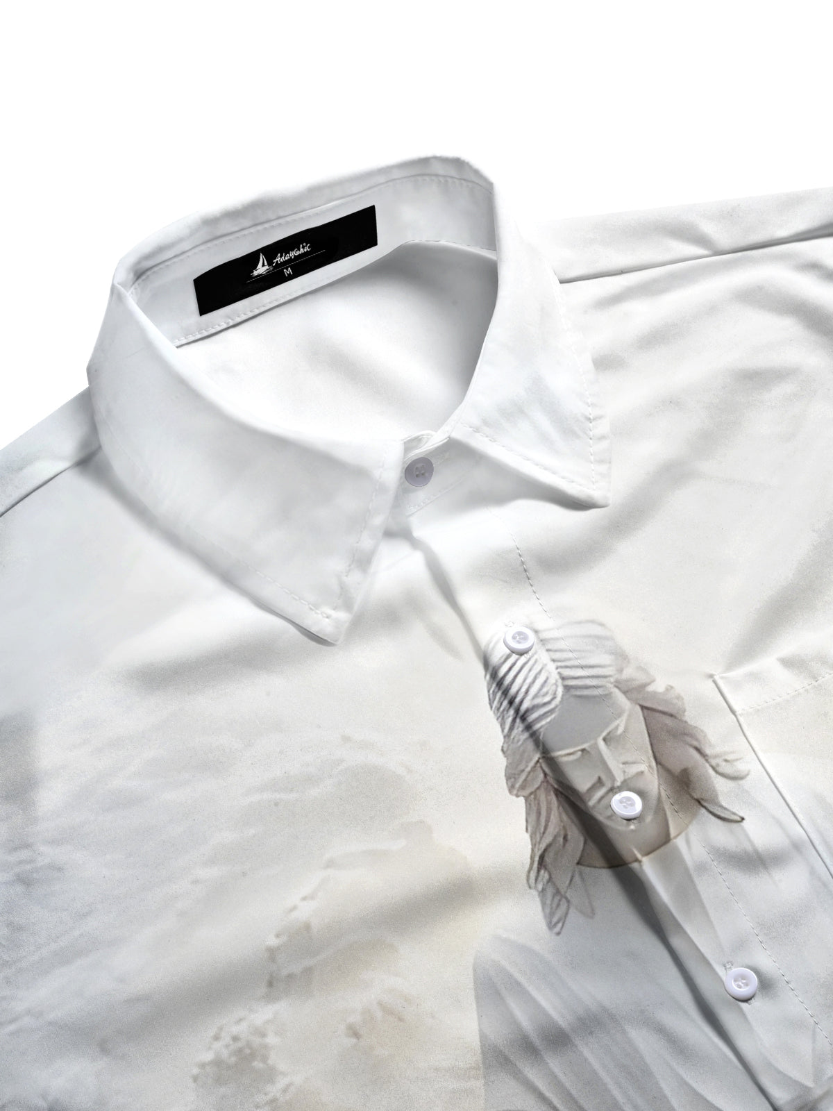 Jesus Walking On Water Art Print Men's Pocket Short Sleeve Shirts