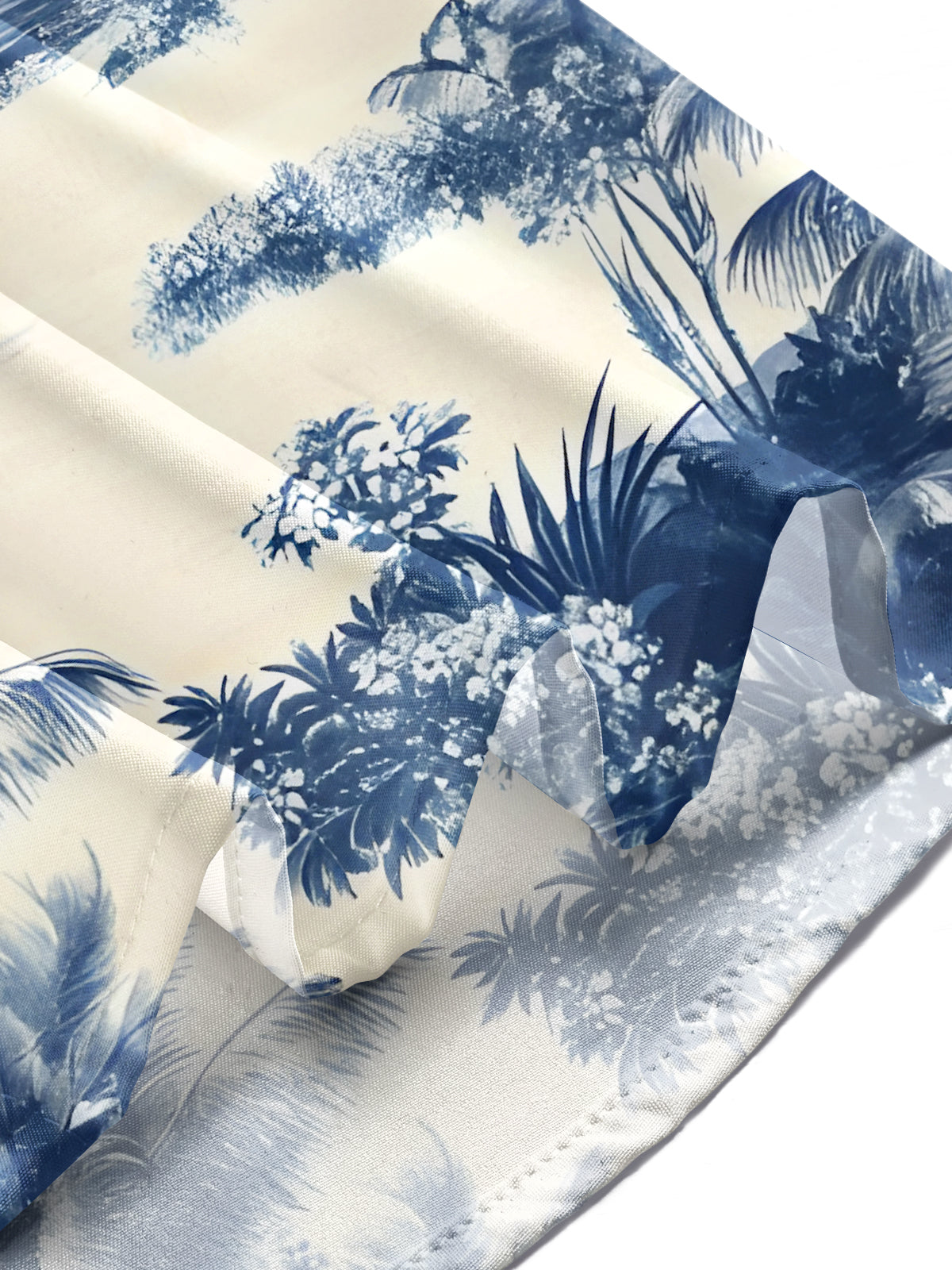 Hawaiian Coconut Tree Men's Pocket Short Sleeve Shirts