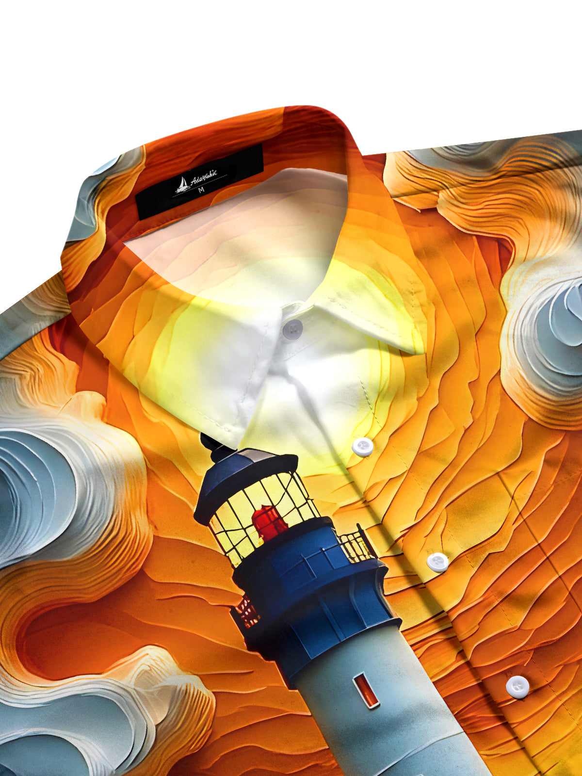 Lighthouse Relief Men's Pocket Short Sleeve Shirts