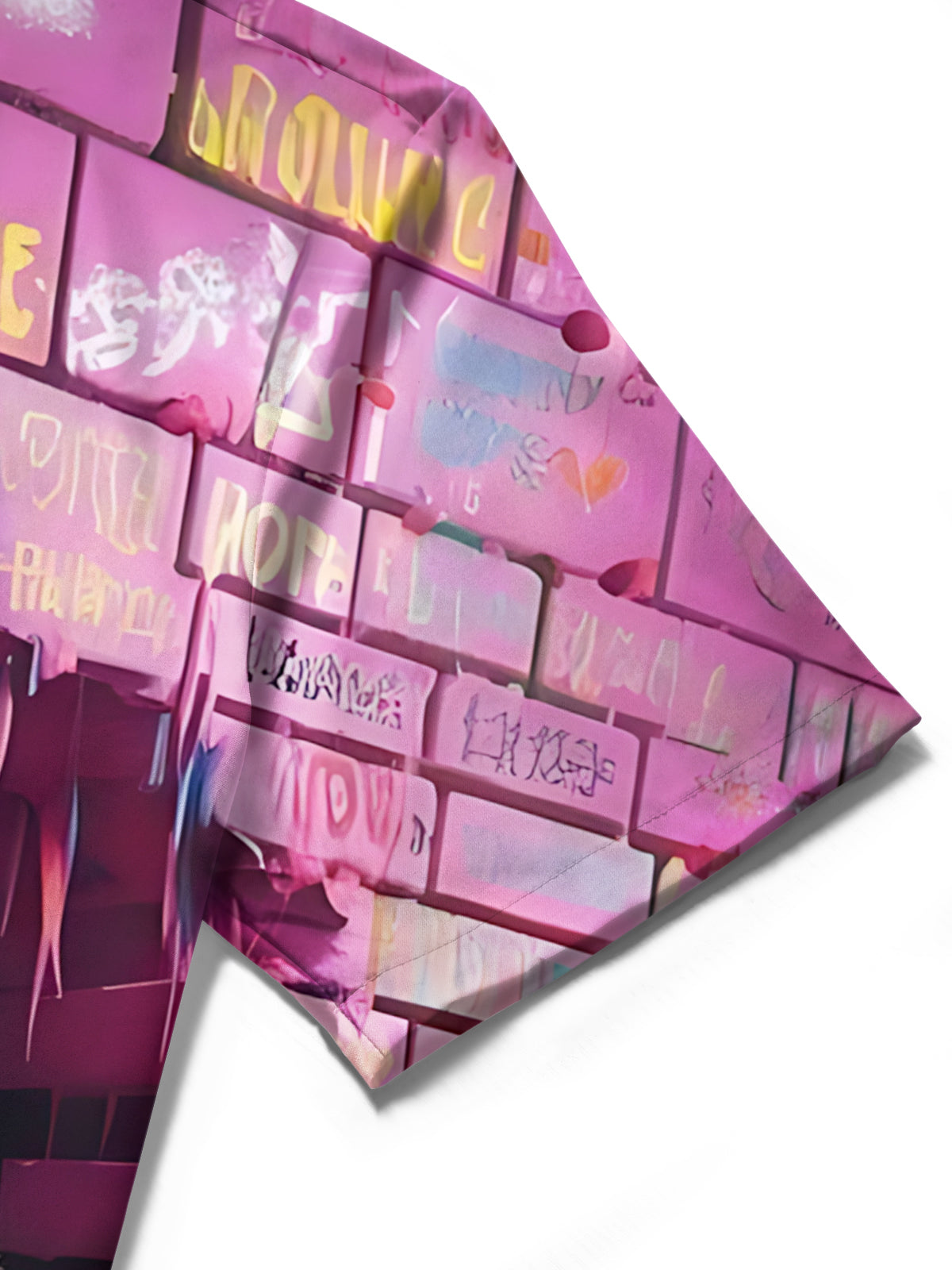 Funny Bear Print Men's Pocket Short Sleeve Shirts