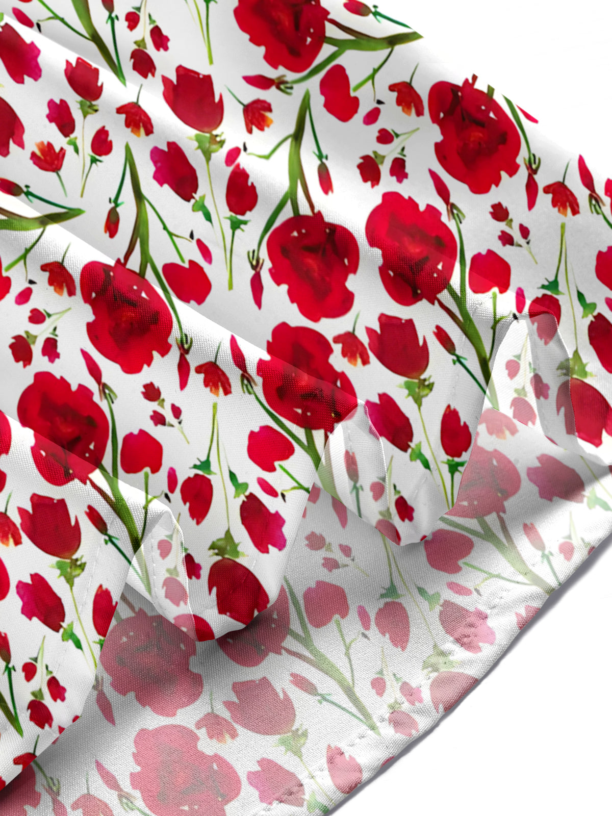 Floral Men's Pocket Short Sleeve Shirts