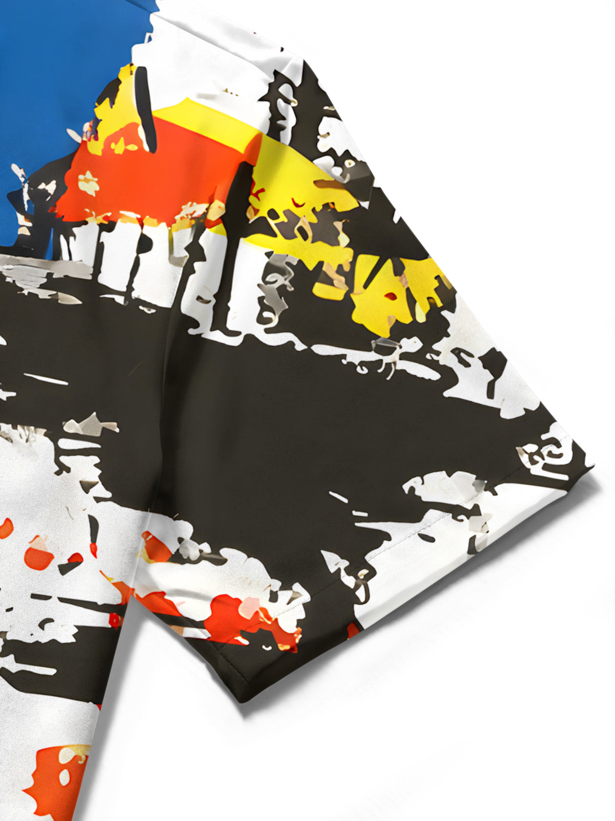 Tie Dye Men's Pocket Short Sleeve Shirts