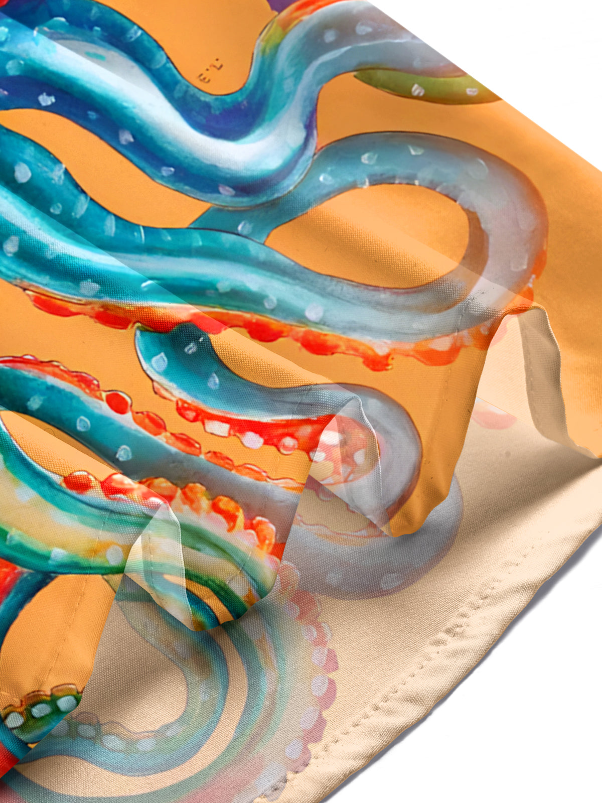 Hawaiian Octopus Men's Pocket Short Sleeve Shirts