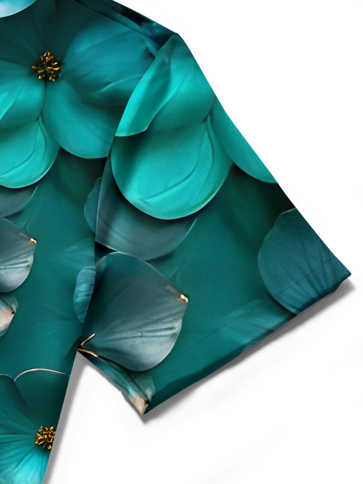 Floral Men's Pocket Short Sleeve Shirts