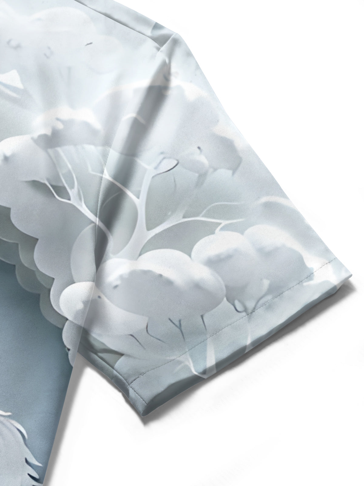 Horse Oaper-Cut Art Print Men's Pocket Short Sleeve Shirts