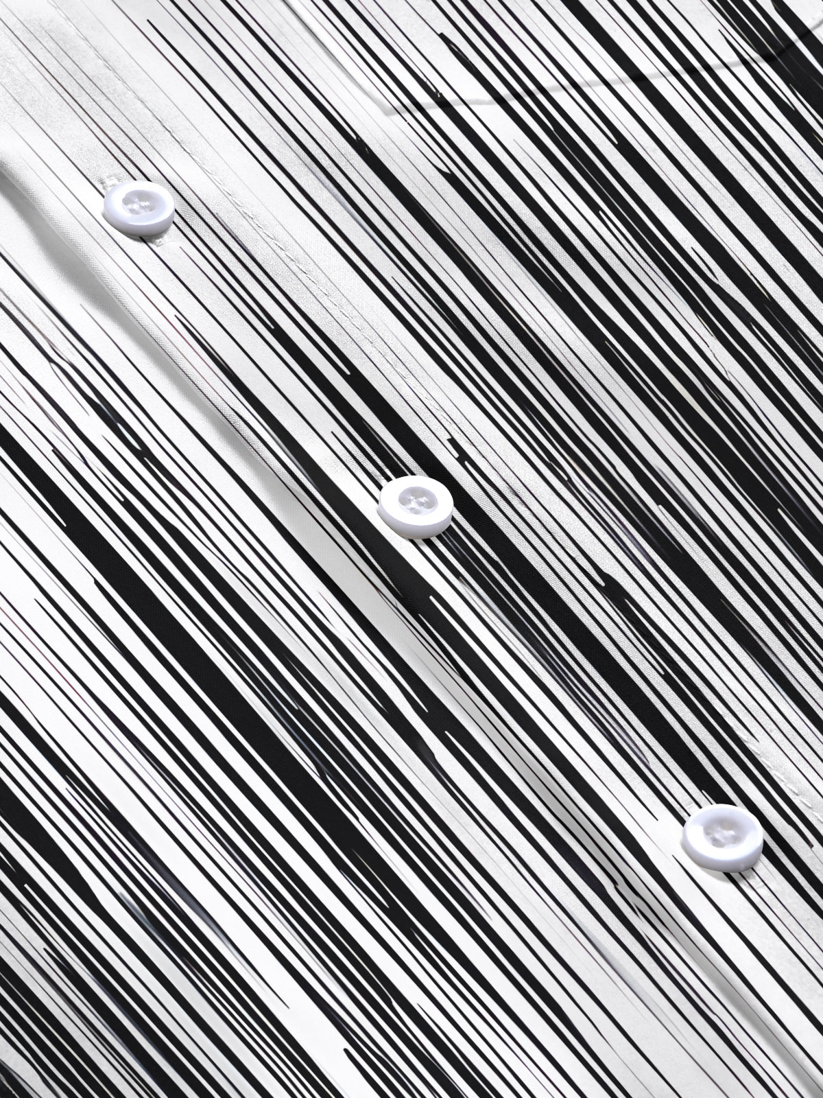 Casual Striped Print Men's Pocket Short Sleeve Shirts