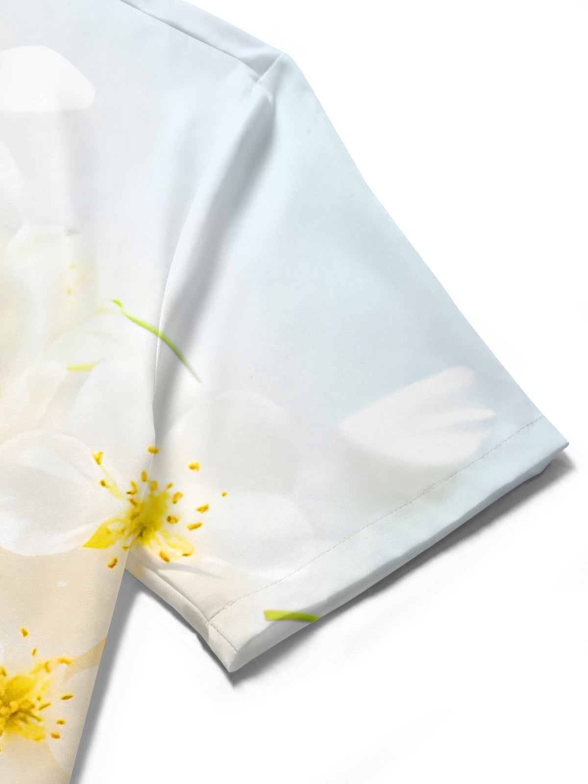 Bee Floral Men's Pocket Short Sleeve Shirts