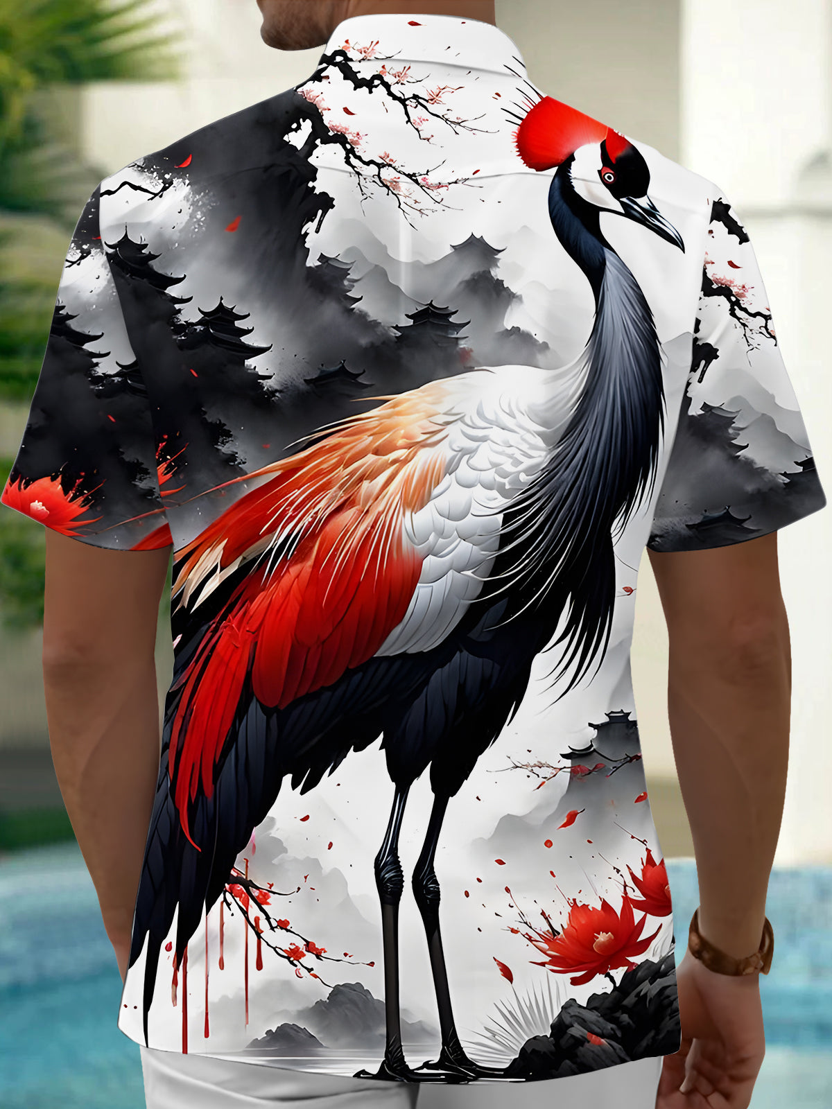 Crane Men's Pocket Short Sleeve Shirts