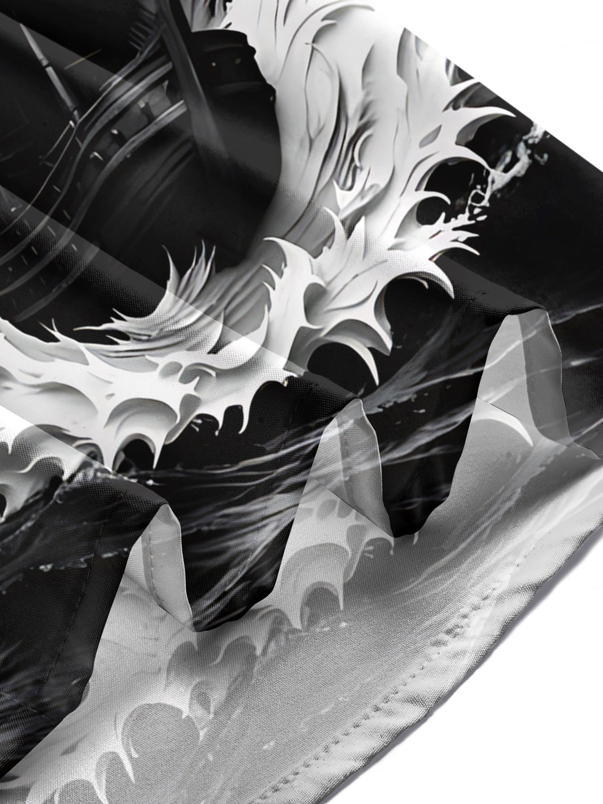 Skull Boat Art Print Men's Pocket Short Sleeve Shirts