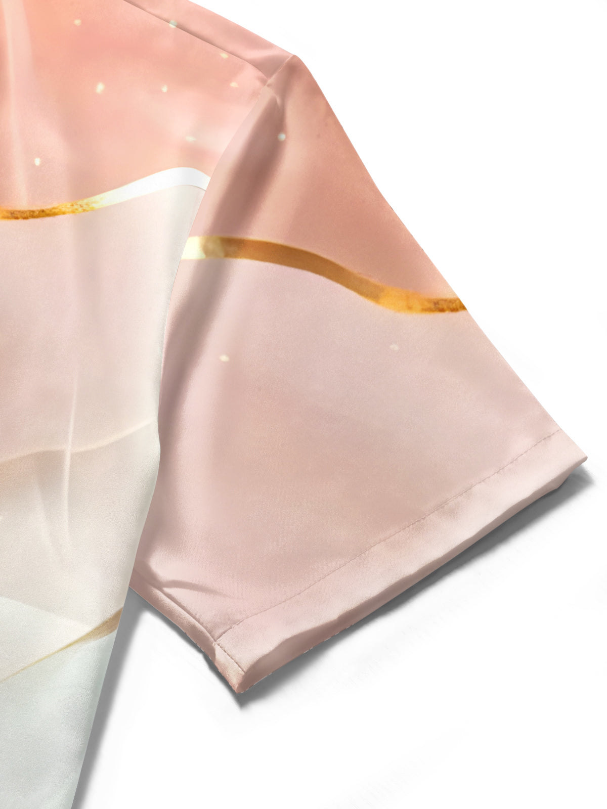 Gradient Print Men's Pocket Short Sleeve Shirts