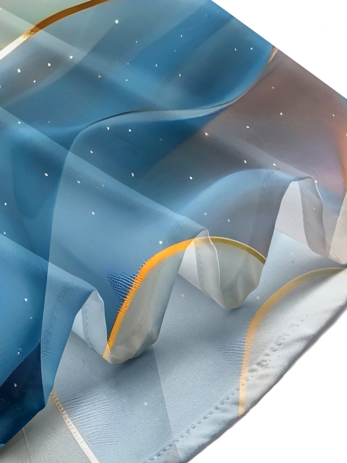 Gradient Print Men's Pocket Short Sleeve Shirts