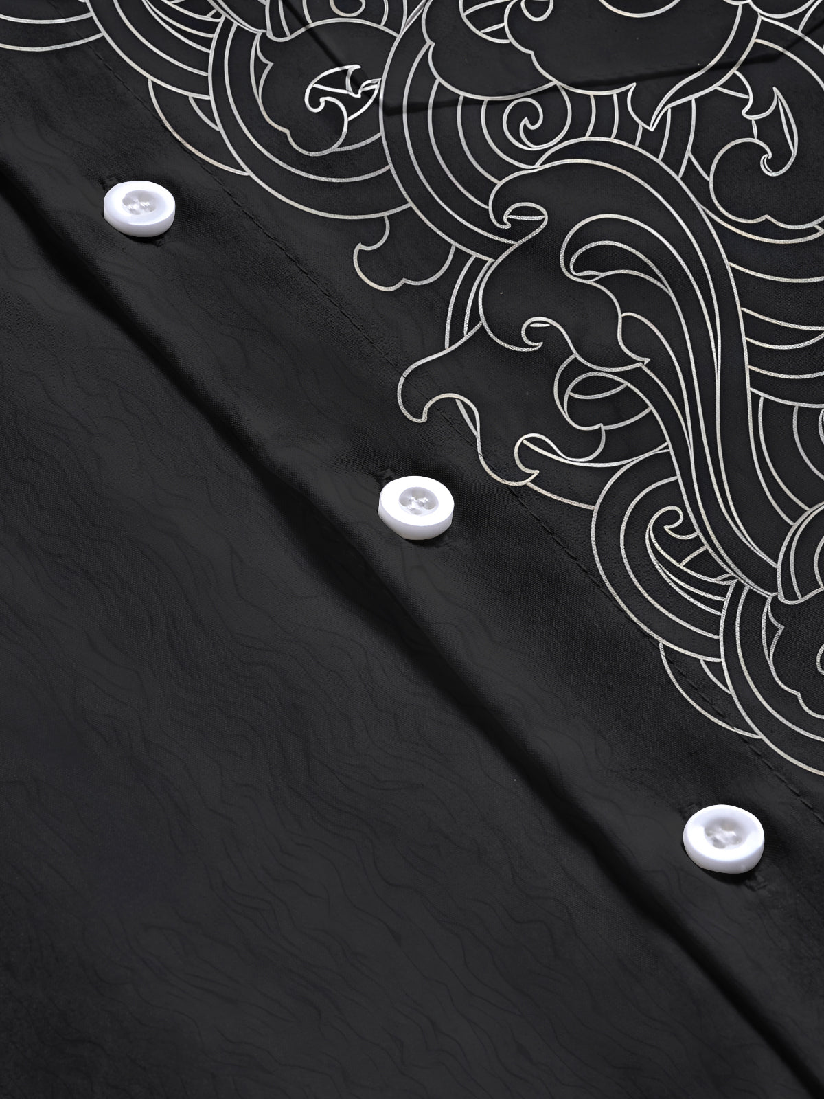 Abstract Men's Pocket Short Sleeve Shirts