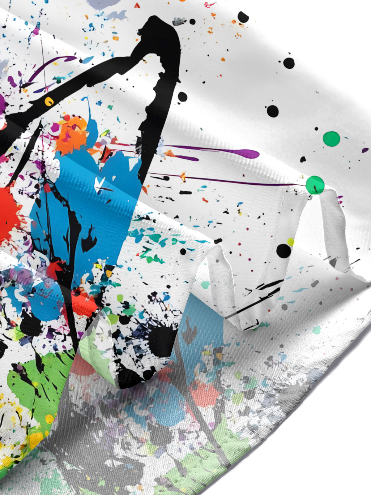 Tie Dye Men's Pocket Short Sleeve Shirts