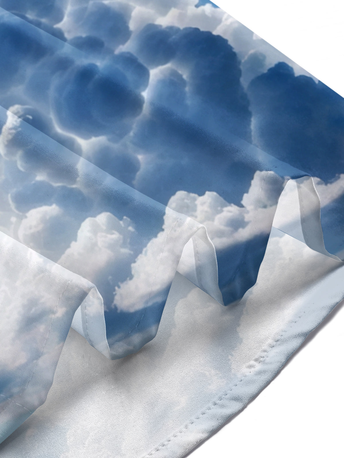 Jesus Cloud Flower Art Print Men's Pocket Short Sleeve Shirts