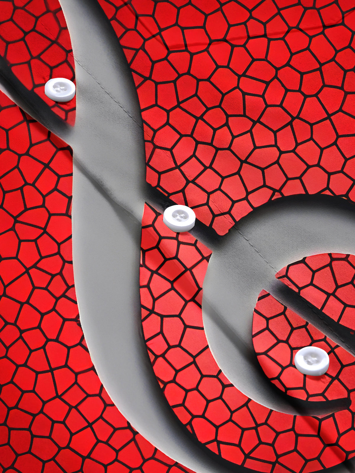 Musical Note Men's Pocket Long Sleeve Shirts